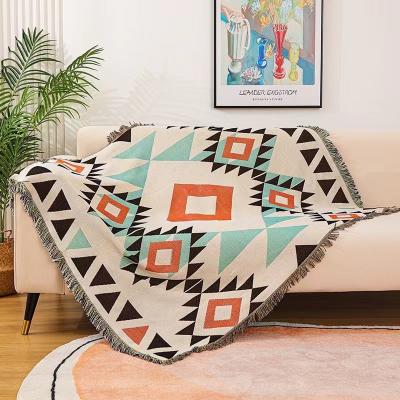 China Wholesale Woven Bohemian Throw Blanket Picnic Blanket Woven Custom Wearable Tapestry for sale