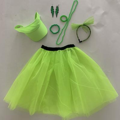 China 2021 Popular Hot Sale High Quality Neon Color Party Accessory Set For Women for sale