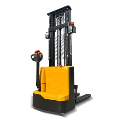 China KAD 1000kg 1500kg 1600mm 3000mm Fully Electric Powered Walkie Automatic Pallet Stacker for sale