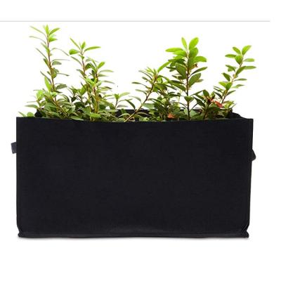 China Wholesale 3 Reusable Grids Felt Planter Grow Garden Bag For Planter Vegetables Cloth Bags for sale