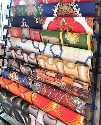 China Cheap Waterproof+ECO-Friendly NEW Design A Stock PVC Wallpaper Factory for sale