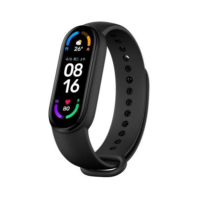 China Xiaomi MI APP Control Version Global Band 6 Bracelet 5 Smart Bracelet 5 Color AMOLED Miband 6 Waterproof Smart Fitness Tracker BT BT Band for sale