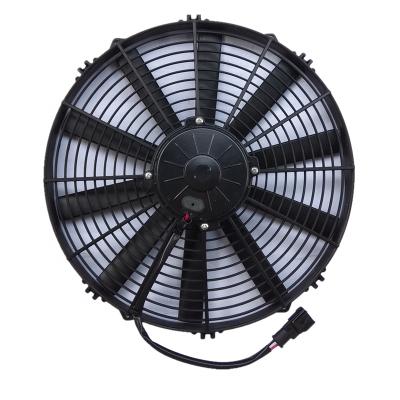 China fan 14 inch universal fan 220W 12v/24v high power fan with waterproof plug 14 inch for sale
