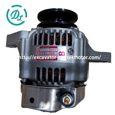 China 119626-77220 102211-7691 Yanmar Excavator Alternator 12V 45A for sale