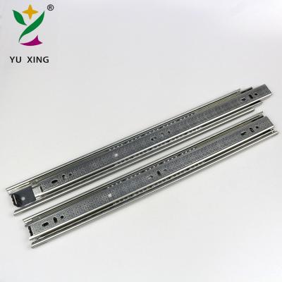 China 3 Fold+Full Extension JIEYANG 45mm Telescopic Ball Bearing Slide Drawer Rail for sale