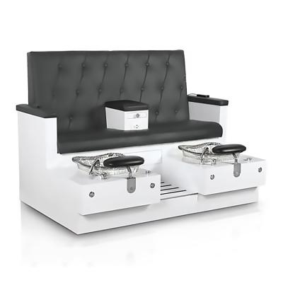 China Fashionable European Style Wooden Sink No Plumbing Pedicure Spa Chair for sale