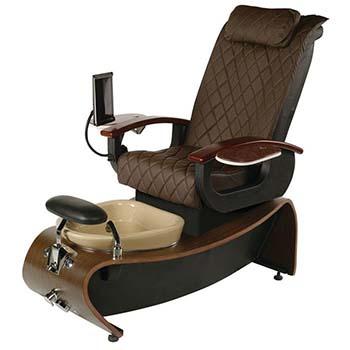 China Modern luxury simple vintage fiberglass hot sale base with good quality leather pedicure chair for ladies beauty salon for sale