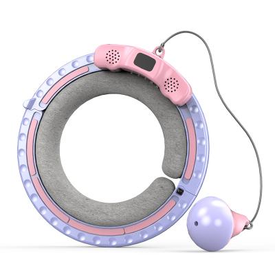 China Wholesale ABS PVC Sport Waist Massage Fitness Digital Weighted Polynesian Dance Ring Smart Circle Counter for sale
