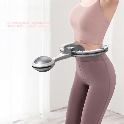 China ABS Digital Adjustable Detachable Count Smart Weighted Fitness Polynesian Dance Ring Hoop for sale
