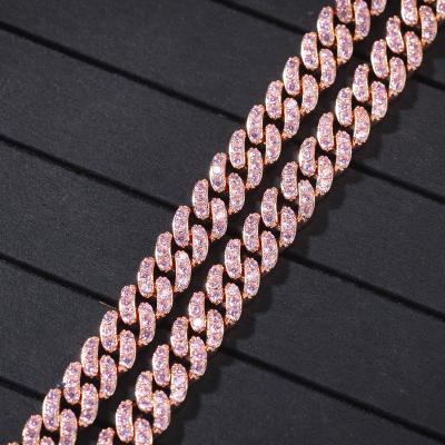 China Hip Hop Fashion Anklet CIA Summer Zircon Chain Cuban Anklet New Product Female Jewelry for sale