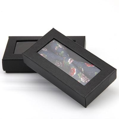 China Eco Friendly Recycled Materials Logo Custom Clothing Accessories Tile Scarf Belt Packaging Tissue Paper Box For Gift for sale
