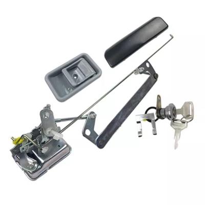 China Machinery Repair Shops Excavator engine side lock and ForSK200-6 ForSK200-6E ForSK200-8 cab door lock assy use for cab parts lock assy for sale