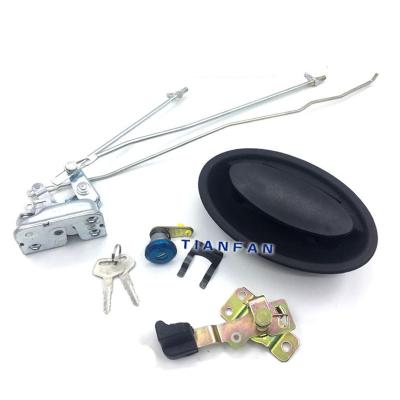 China Construction works Excavator parts For Komatsu PC200 PC220 PC240 Cab Door lock assembly Inside and outside Hand in hand for sale