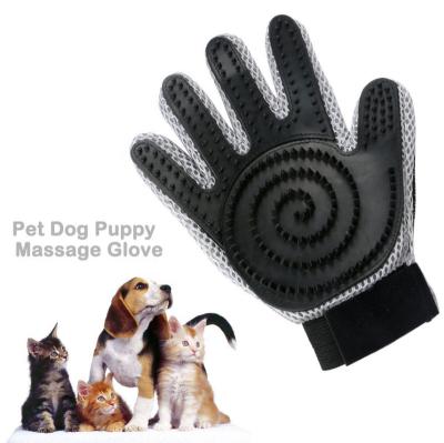 China Professional Para Viable Accesorio Mascotas OEM Pet Supplies Massage Cat Comb Products Dog Hair Remover Double Sided Gloves for sale