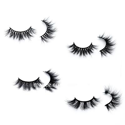 China Hot Sale Factory Price Private Label 25mm Mink 3D Mink Soft Strip Vendor Professional Eyelash for sale