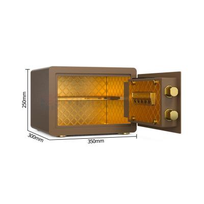 China Beveiligde spullen Inner Grootte OEM Solid Steel Safe Box voor thuis Te koop