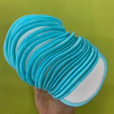 China Remove Wrinkle Pack Set of 12 14 16 18 Pieces Cotton Cosmetic Makeup Pad Round Reusable Prepare Washable Bamboo Makeup Remover Pads With Bag for sale