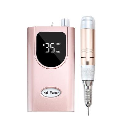 China New Nail Art Salon +home Amdmg Nail Drill 35000rpm Electric Nail Manicure Drill Polish Machine High Speed Electric Portable Drill Machine for sale