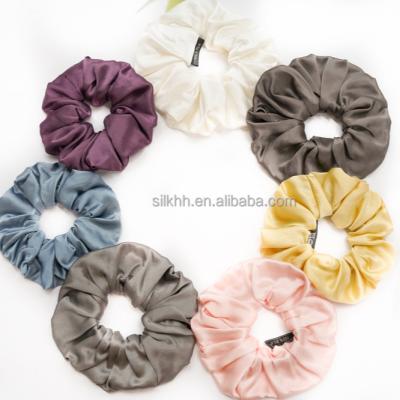 China Amazon Soft HOT SALE Fabric 100% Silk Scrunchie for sale