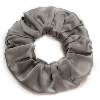 China All-match good quality floral silk hair scrunchies fashion tie elastic band wholesale hair scrunchies for sale