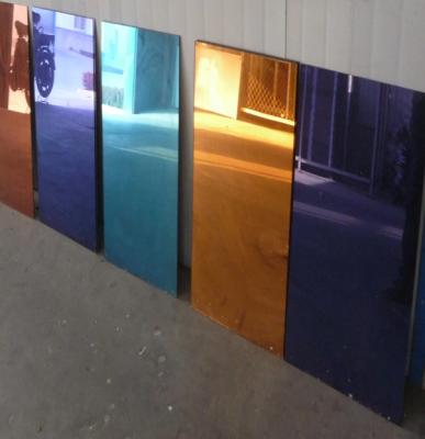 Cina Vetro riflettente a colorazione E bassa da 2 mm a 8 mm per edifici / auto / automobili / pareti a tenda in vendita