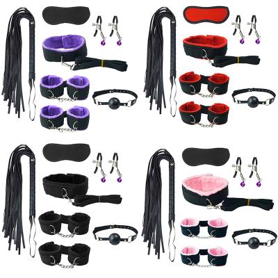 China Sexy Bondage Fun 7pcs/set Restraint Strap Handcuffs Full Body Restraint Strap Slave Fetish Restraint Adjustable Belt SM Couples Sex Accessories for sale