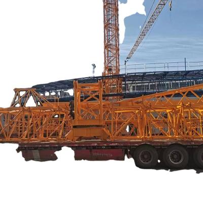 China Construction works QTZ125/6515 tower crane for skyscrapers, workshops and bridges elegant appearance for sale