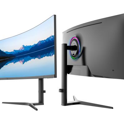 China HDR Curved Surface 1900R 34 inch 2560*1080 60Hz 144Hz LED Screen 1000:1 OEM Monitor for Gaming for sale