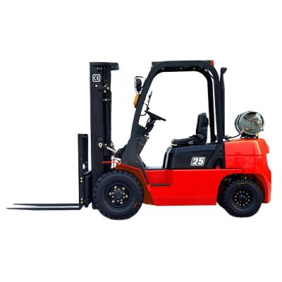 China Building Material Stores RED-LIFT 3.5ton Gasoline Forklift With Gasoline Power for sale