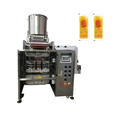 China High Speed Vertical Liquid Food Ketchup Sachet Packaging Machine Lane Tomato Sauce Sachet Multi Automatic Packing Machine for sale