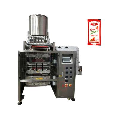 China High Speed Food Sachet Filling Machine Shampoo Soy Sauce Oil Honey Liquid Multi-way Sachet Packing Machine for sale