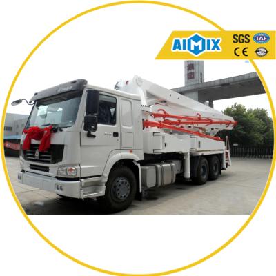 China Construction works 25 meters JH5025 truck concrete pump for sale with chassis from DONGFENG for sale