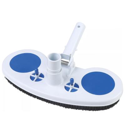 China Factory Price Portable Durable Pool Vacuum Head Swimming Pool Vacuum Cleaning Oval Head With Brush for sale