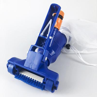 China Portable Swimming Pool Accessories Pool Accessories Saving Cleaner Jet Head Vacuum Head With Brush for sale