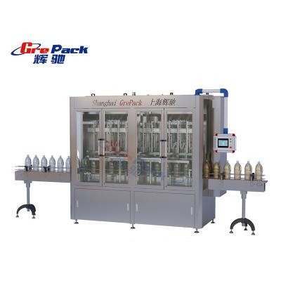 China Popular Type Filling Machine Oil And Filling Machine High Speed Butter Sauce Round Fat Bottle Filling Beverage Machine for sale