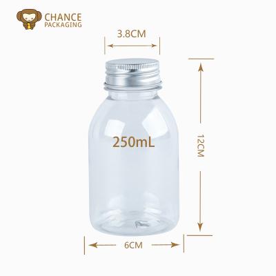 China Beverage Factory Supply Plastic Bottle For Beverage Milk Tea Drinking for sale