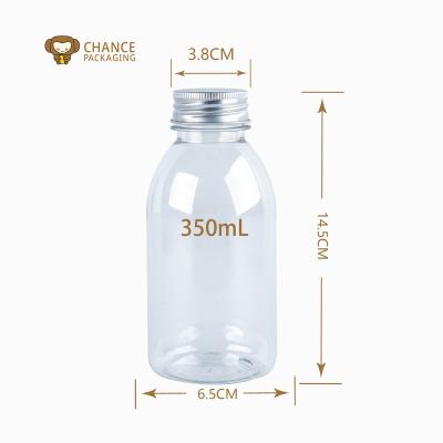 China Multipurpose 12oz 16oz Beverage Separate Beverage Bottle For Coffee With Aluminum Caps for sale
