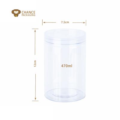 China Wholesale Empty High Gram Weight Food Cookie Jars For Kitchen Supplies With PP Caps for sale