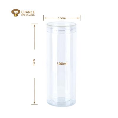 China Food discount food grade material 55mm closure diameter 250ml volume food cookie jar for baby food storage with pp cap for sale