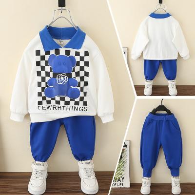 China Boys Fashion Spring Sweater Suit Children's Clothing Printing Casual and Autumn Hoodie Children's Clothing for sale