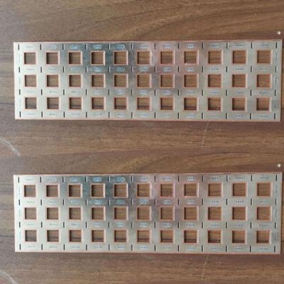 China Width 2-100mm Nickel Plated Copper Bus Bar Thickness 0.08-0.4t for sale