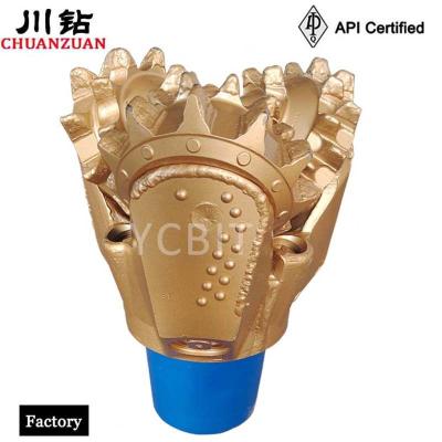 China 12 1/4inch IADC127 Milled Tooth Bit For cone Drill Bit Factory Steel Tooth Bit Water Well Drilling for sale