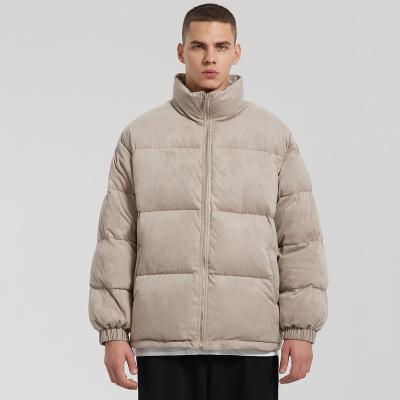 China Anti-wrinkle Custom High Quality Puffer Jacket Men Printing Waterproof Pullover Oversize for sale