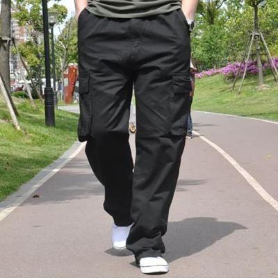 China Other 2023 Summer Pocket Work Cargo Pants Men Loose Streetwear Pants For Men for sale