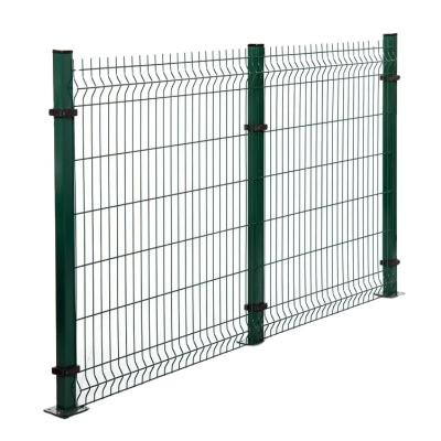 China High Quality Easily Assembled Metal Galvanized Steel PVC Coated 3d V Curved Garden Bending Truss Welded Wire Mesh Panel Fencing for sale
