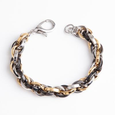 China Hiphop Direct Manufacturer Charm Bracelet Bangle Accessories Women Silver Bracelet for sale