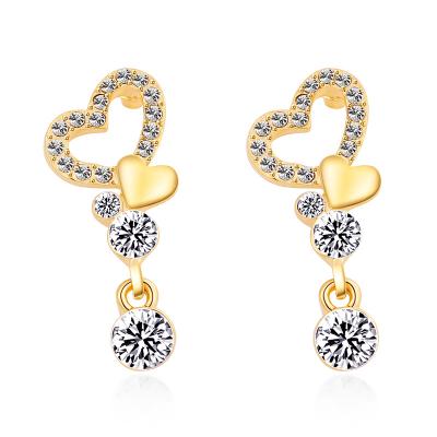 China FASHIONABLE Wholesale Price Customized Crystal Earring Supplies Women Fashionable Earrings for sale