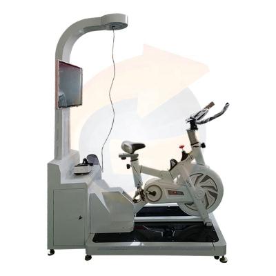 China Immersive experience design fitness vr gym equipment machine virtual reality simulation rides vr bike 9d vr racing simulator 1000*1750*2200mm for sale