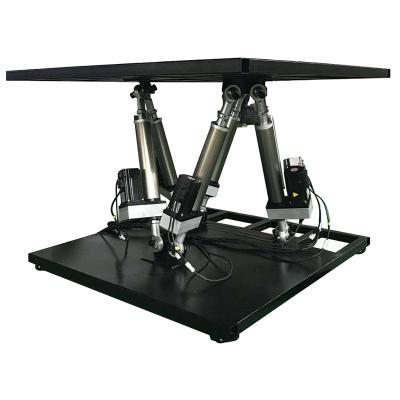 China 3DOF/6DOF Motion Platform High Efficiency Low Noise Long Life High Speed Long Life Drive System 6 DOF Electric Motion Platform With Servo Motor for sale