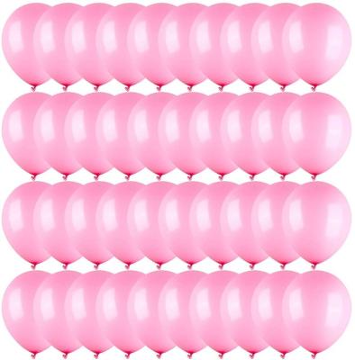China Eco-friendly Latex Material Pastel Pink Balloons 10 Inch Matte Thick Pack Bulk Macaron Balloon Candy Macaron For Party Supplies for sale